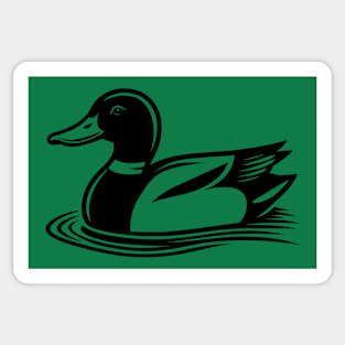 Swimming Duck Sticker